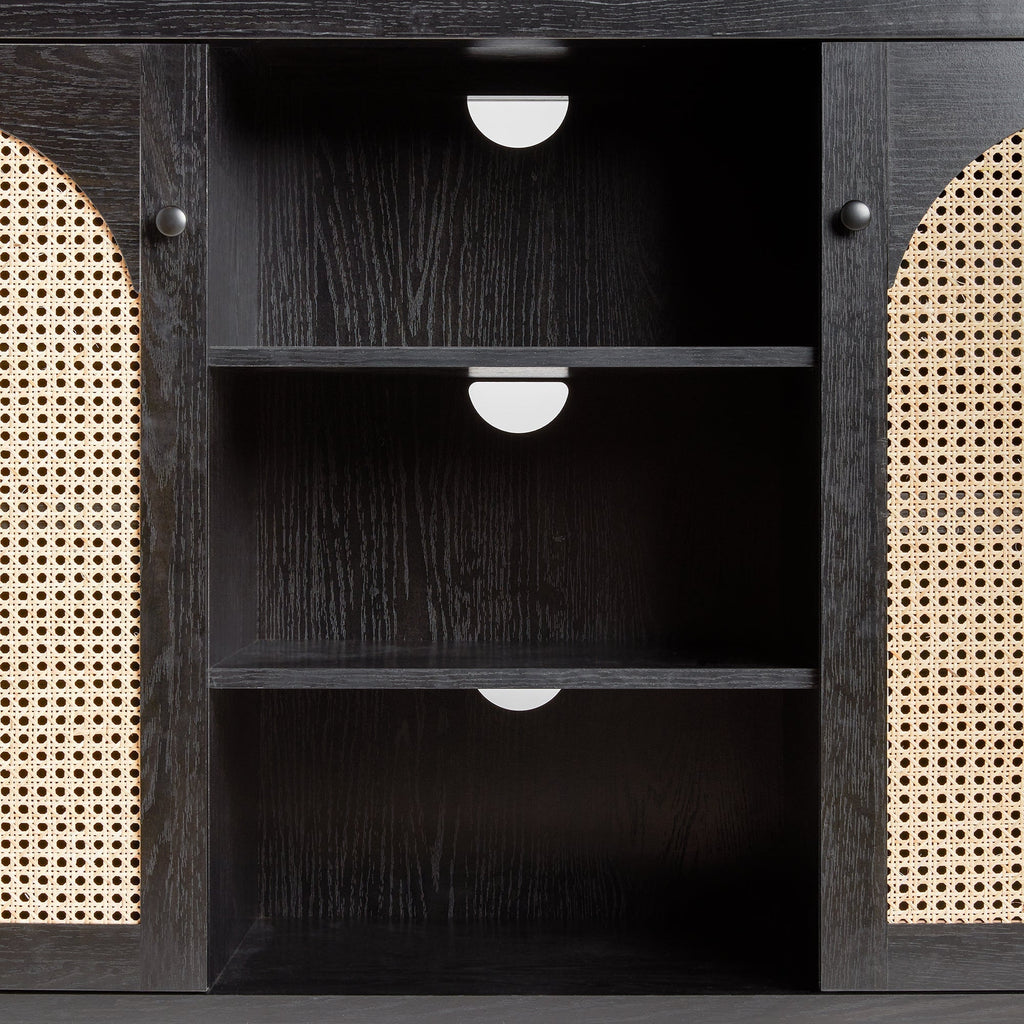 Buffet/meuble TV en rotin Sasha 58