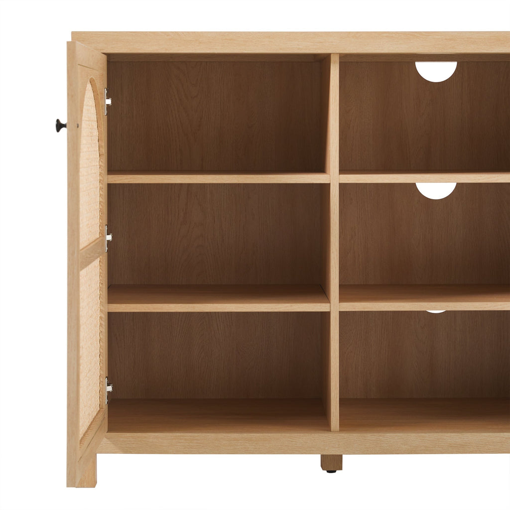 Buffet/meuble TV en rotin Sasha 58