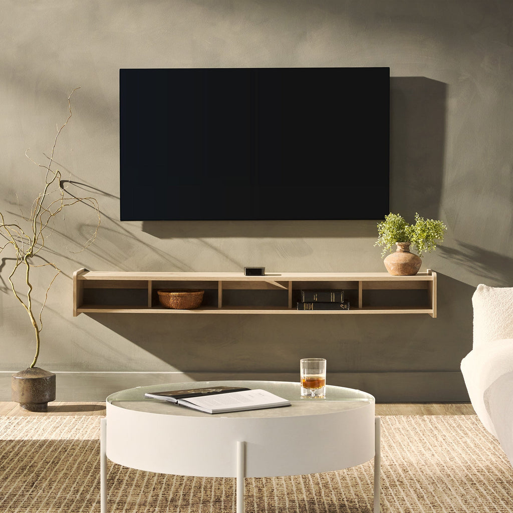 Meuble TV minimaliste flottant