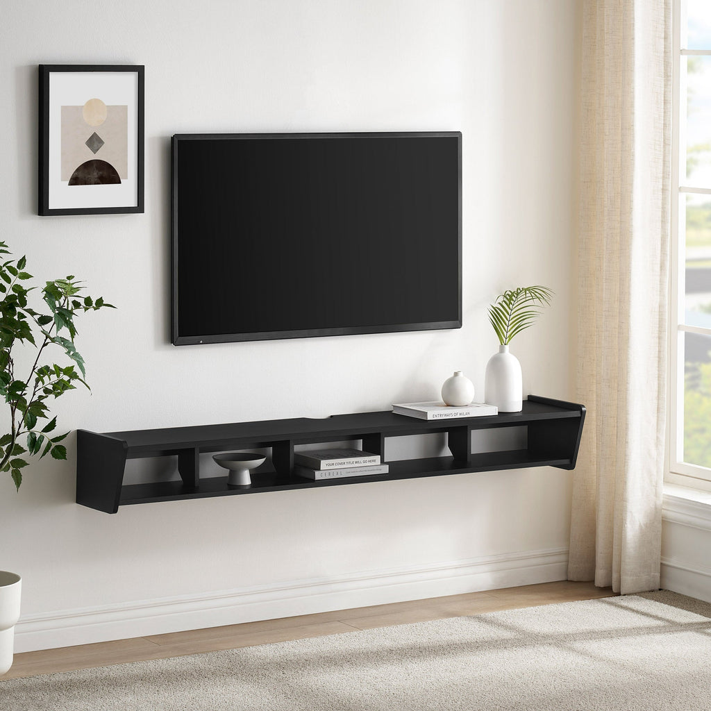 Meuble TV minimaliste flottant