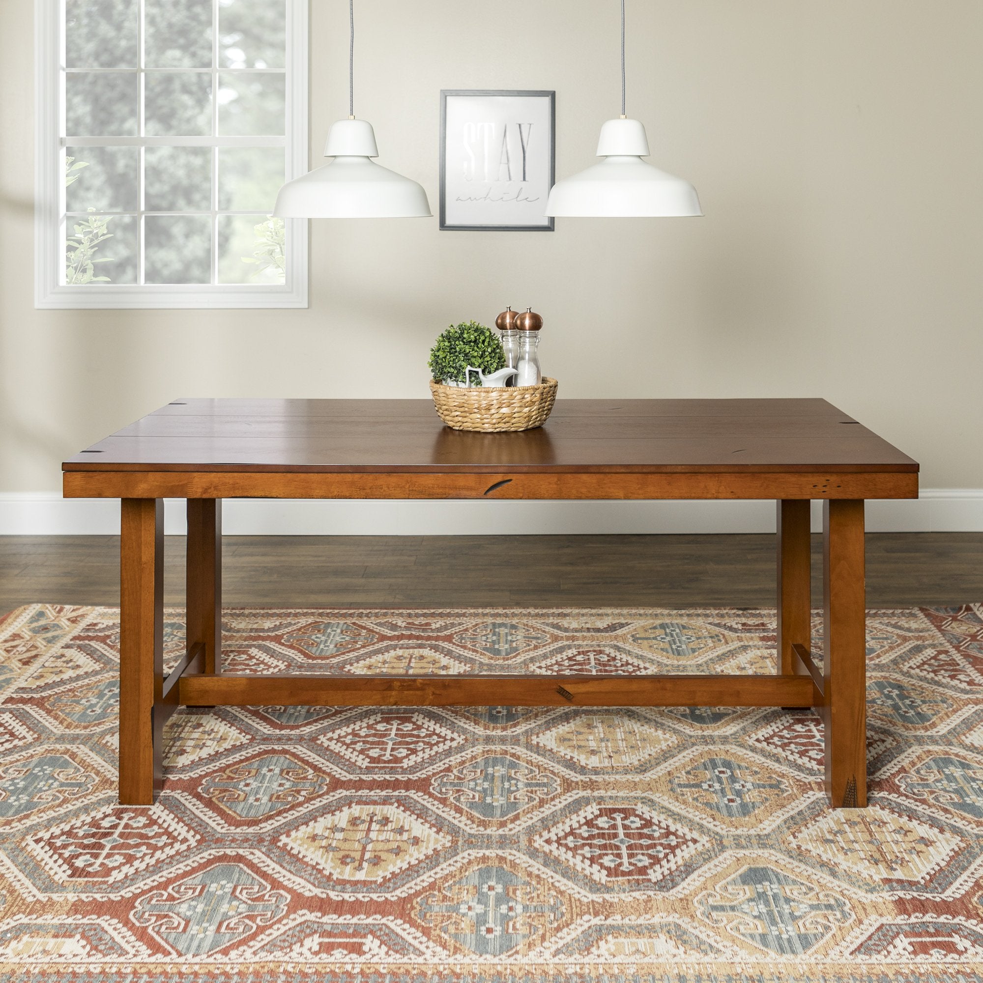 Table de salle à manger en bois Huntsman