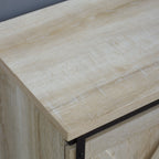 Meuble TV à portes coulissantes de style grange de 58 pouces