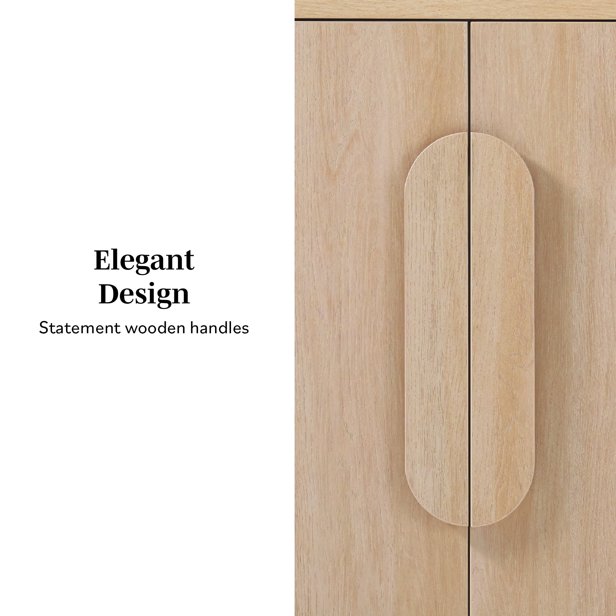 Buffet et meuble TV Chantelle Modern Curved, style moderne, avec courbes harmonieuses