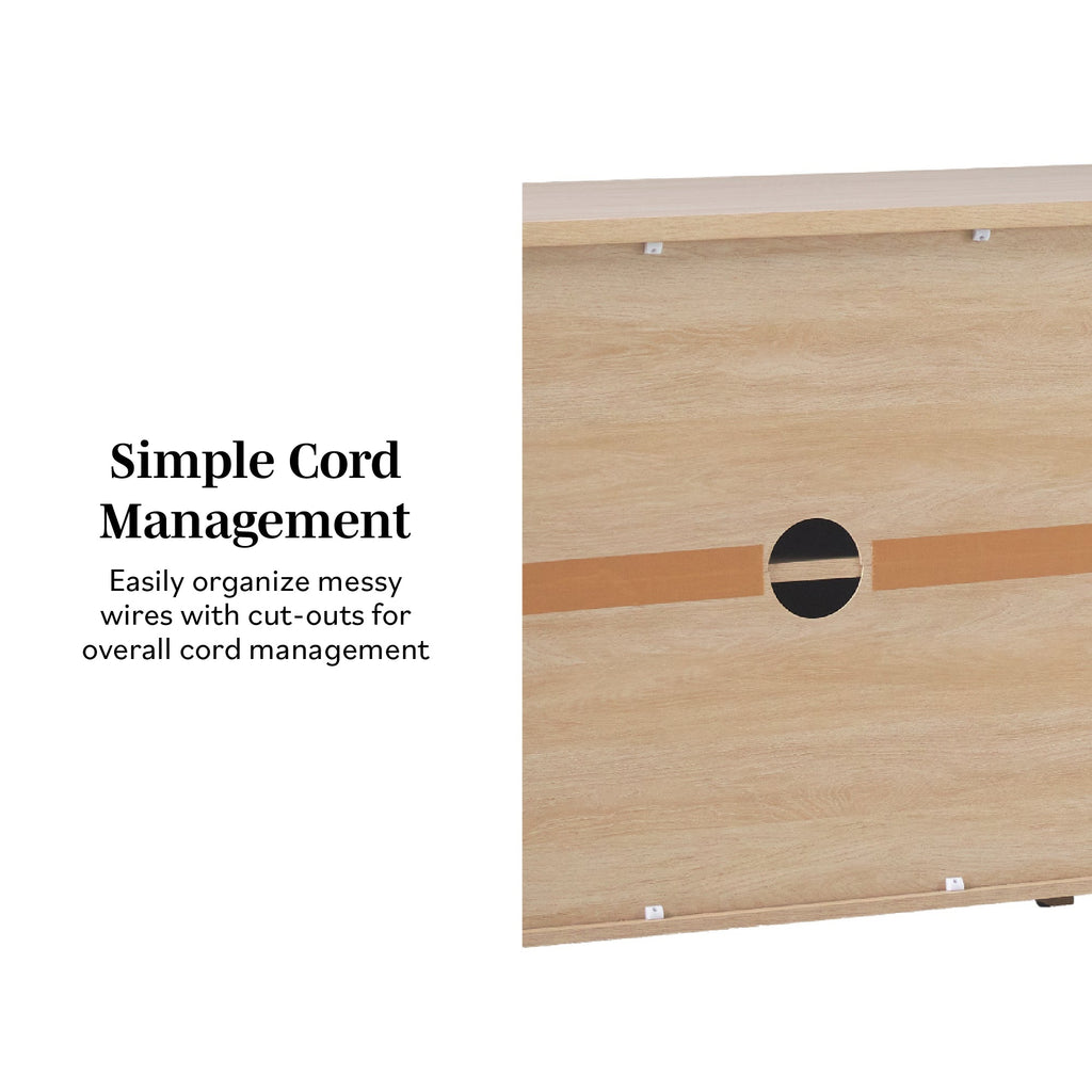 Buffet et meuble TV Chantelle Modern Curved, style moderne, avec courbes harmonieuses