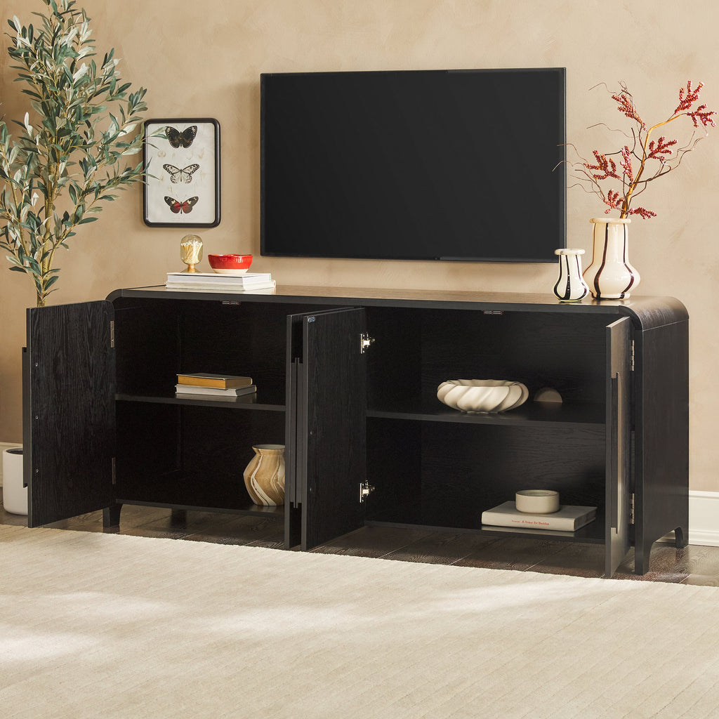 Buffet et meuble TV Chantelle Modern Curved, style moderne, avec courbes harmonieuses