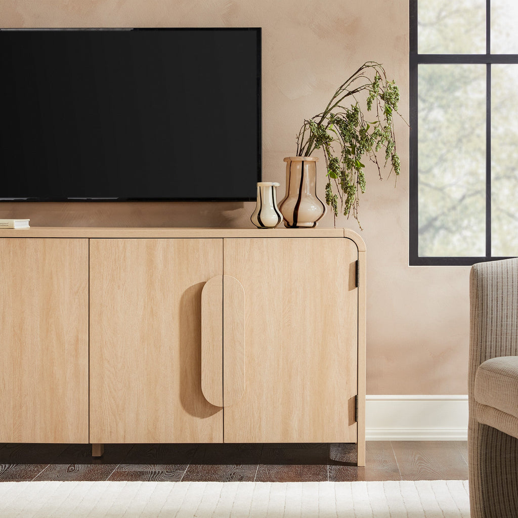 Buffet et meuble TV Chantelle Modern Curved, style moderne, avec courbes harmonieuses