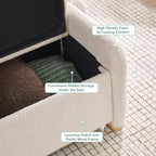 Banc rembourré Chantelle Modern Curve en boucle avec rangement