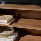 Meuble TV moderne Chloé à cannelures