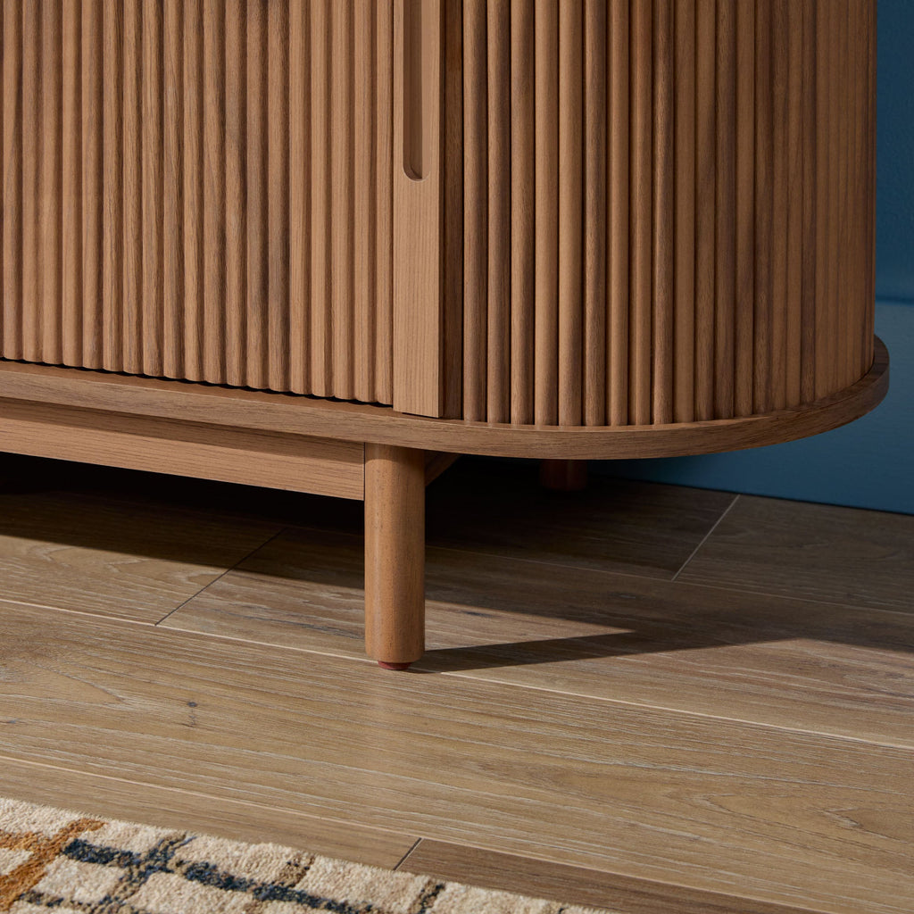 Meuble TV moderne Chloé à cannelures