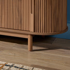 Meuble TV moderne Chloé à cannelures