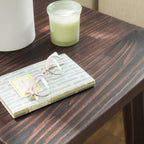 Table d'appoint Colt Modern Farmhouse à montage facile, 18 pouces