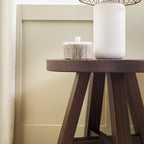 Table d'appoint Colt Modern Farmhouse à montage facile, 18 pouces