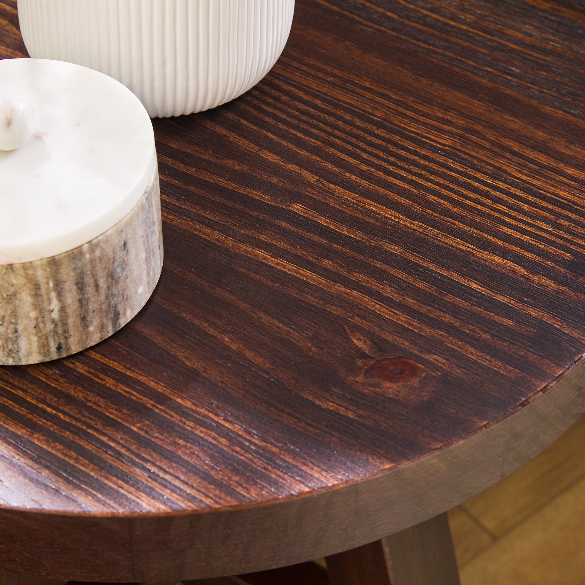 Table d'appoint Colt Modern Farmhouse à montage facile, 18 pouces