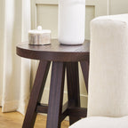 Table d'appoint Colt Modern Farmhouse à montage facile, 18 pouces