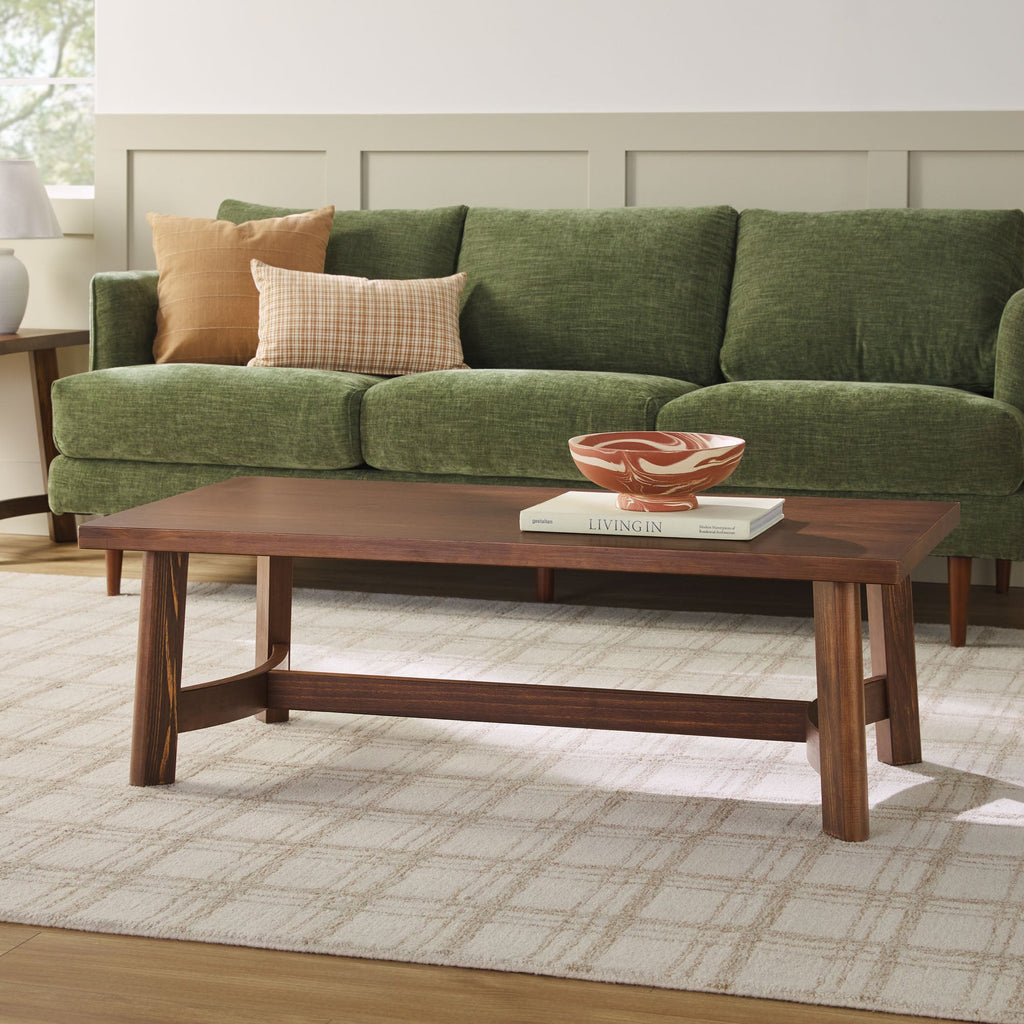 Table basse Colt Modern Farmhouse à montage facile 48