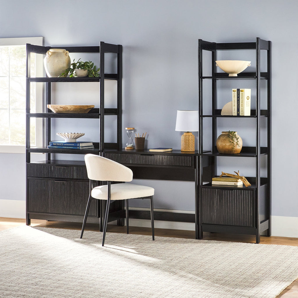 Bureau Holmes moderne scandinave à cannelures