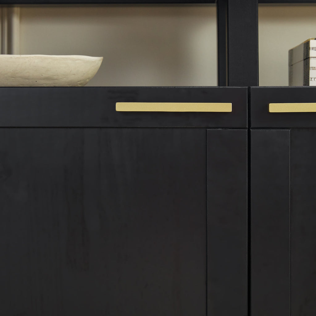 Meuble TV moderne Isla avec plateau en verre