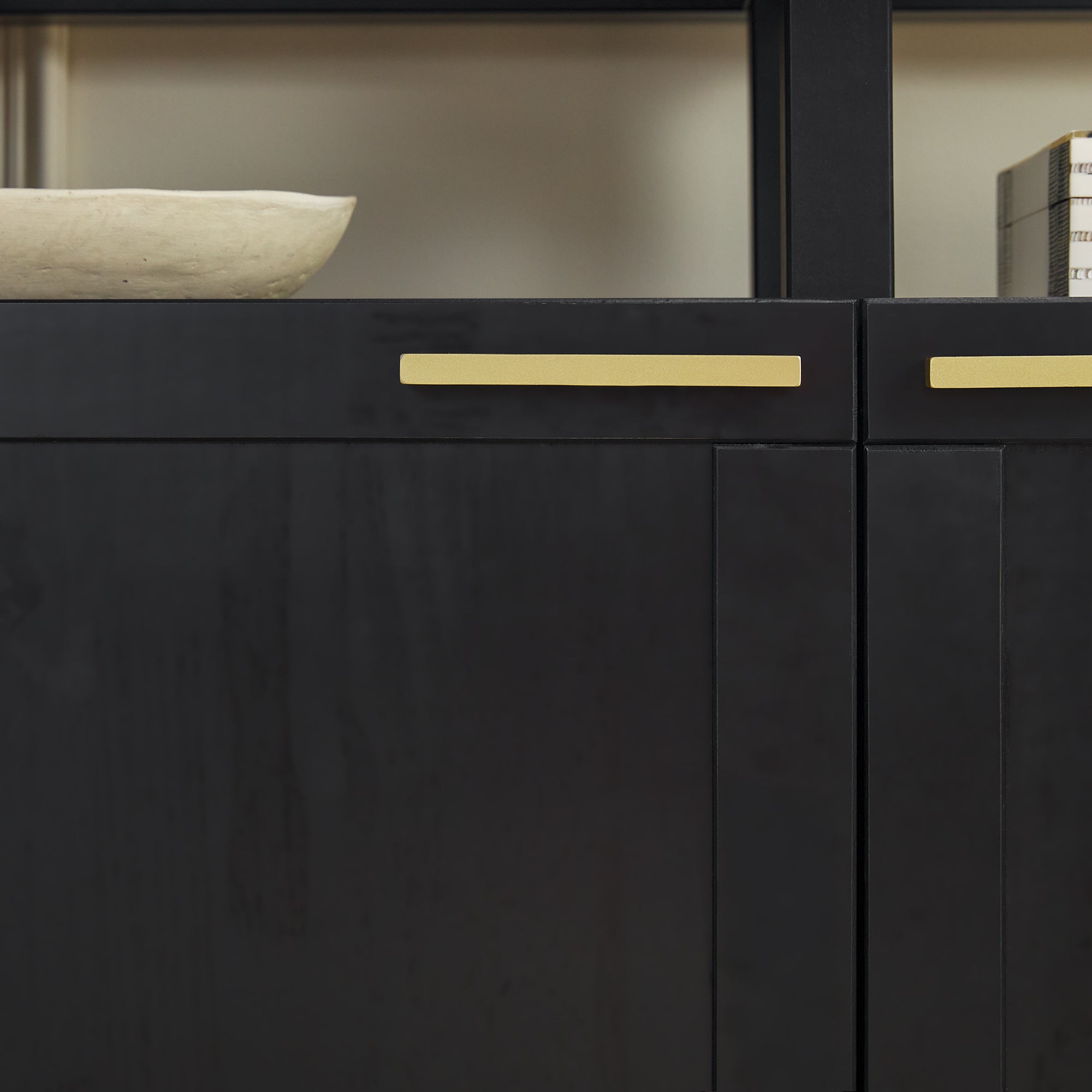 Meuble TV moderne Isla avec plateau en verre