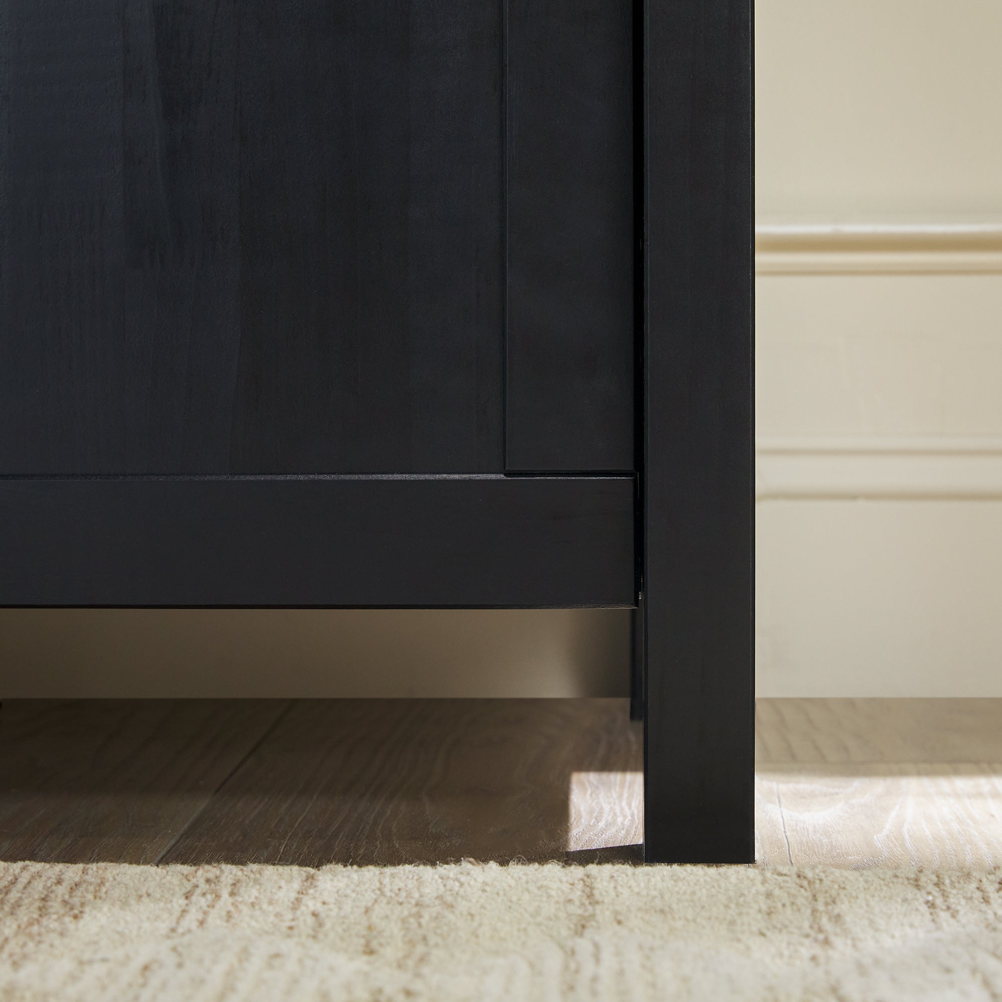 Meuble TV moderne Isla avec plateau en verre