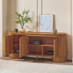 Buffet/meuble TV Maya moderne en bois courbé 70 cm