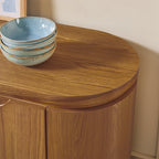 Buffet/meuble TV Maya moderne en bois courbé 70 cm