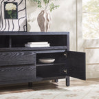 Buffet/meuble TV Nash 65 style ferme moderne rustique en chêne