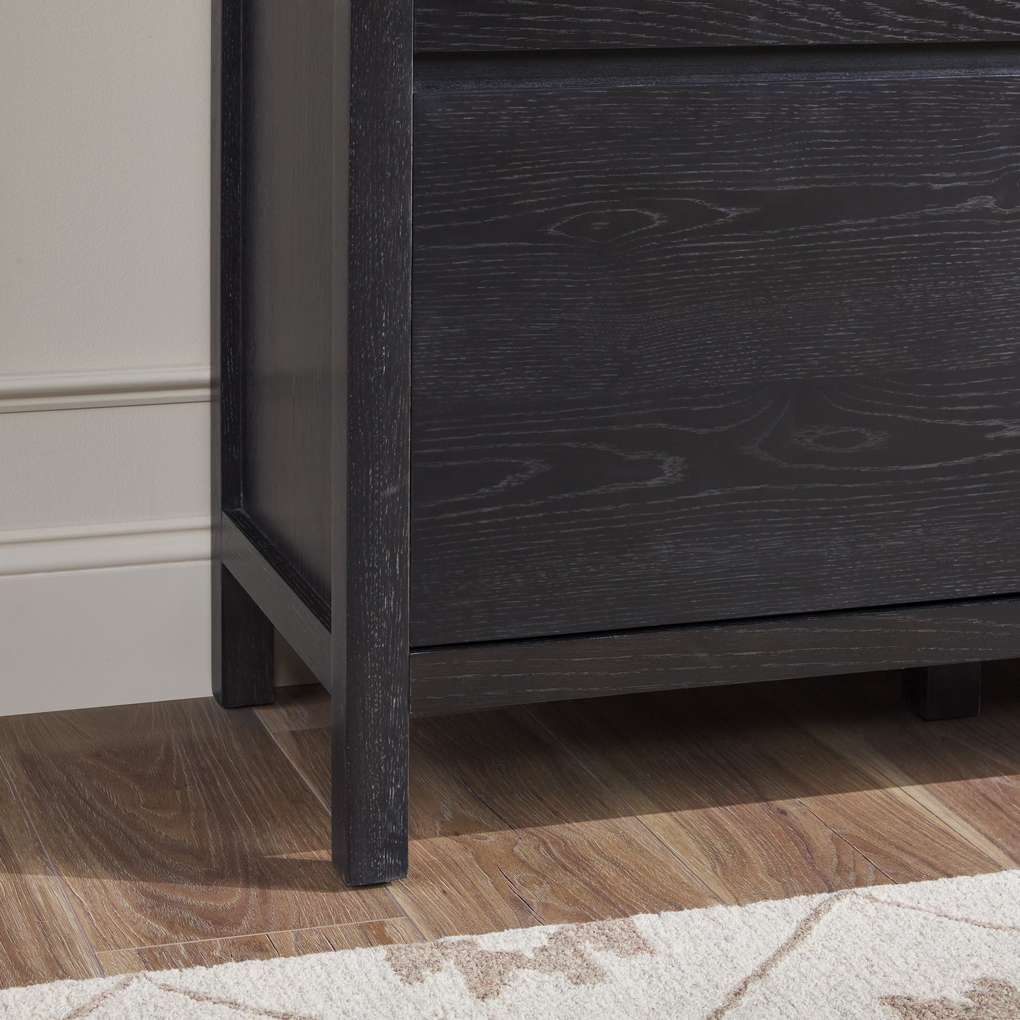 Buffet/meuble TV Nash 65 style ferme moderne rustique en chêne