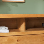 Buffet/meuble TV Nash 65 style ferme moderne rustique en chêne