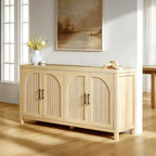Buffet / meuble TV moderne en roseau Sasha