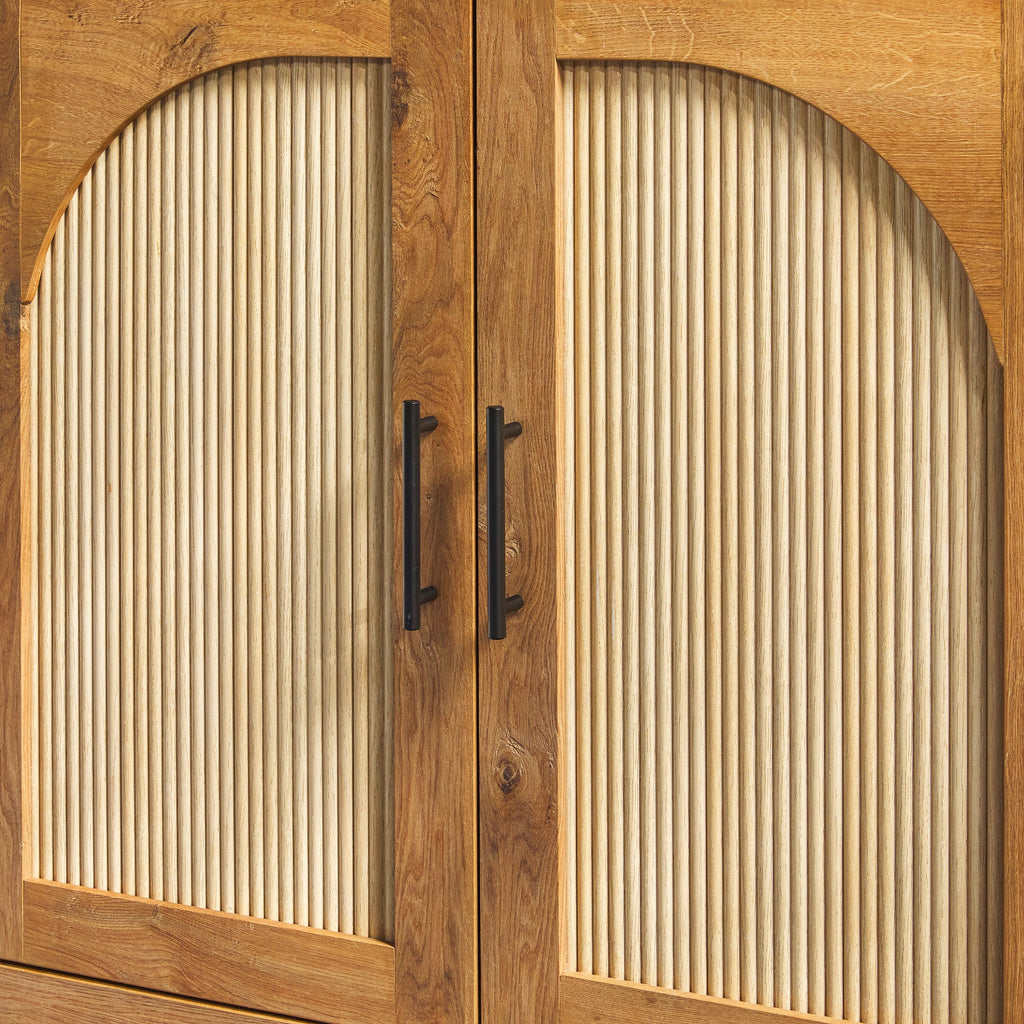 Buffet / meuble TV moderne en roseau Sasha