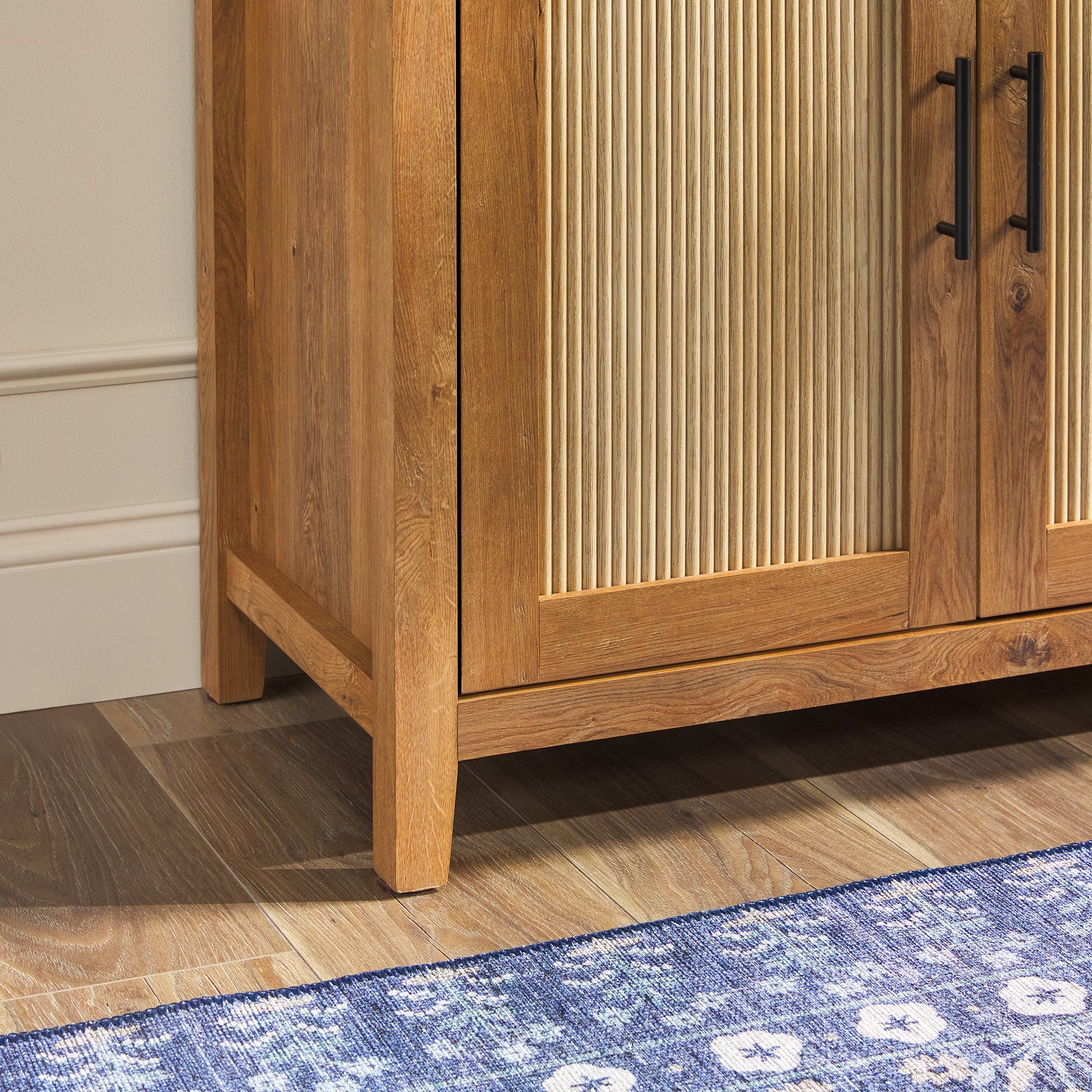 Buffet / meuble TV moderne en roseau Sasha