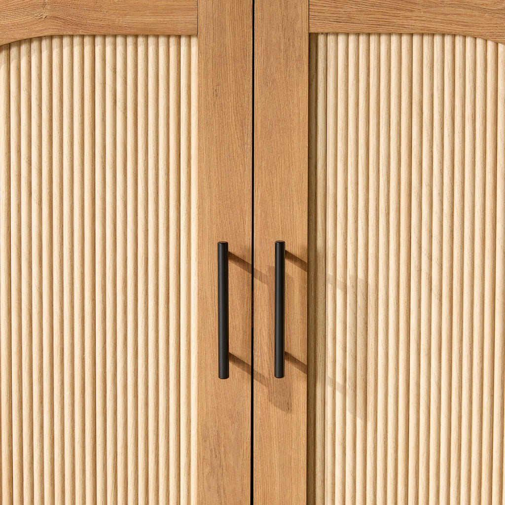 Buffet / meuble TV moderne en roseau Sasha