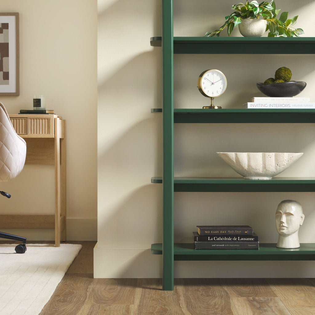 Bibliothèque moderne Zoey en bois arqué