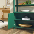 Bibliothèque moderne Zoey en bois arqué