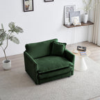 Fauteuil canapé-lit en chenille avec coussin Cloud Pillow Top