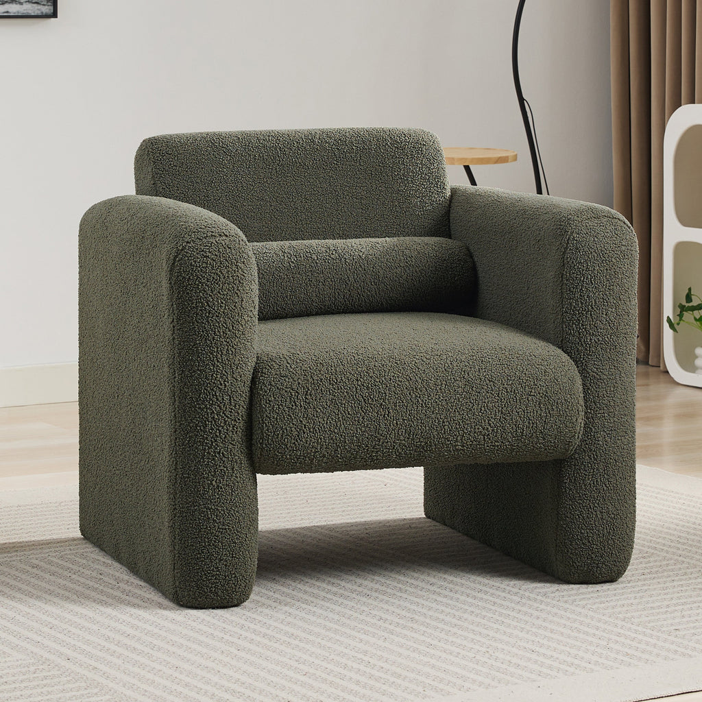 Walker Edison | Fauteuil d'appoint Sherpa Modern Cloud