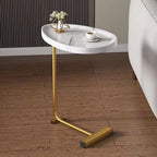 Table d'appoint Walker Edison | Effet marbre