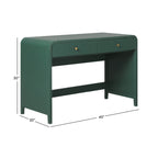 Bureau Zoey au design moderne et incurvé