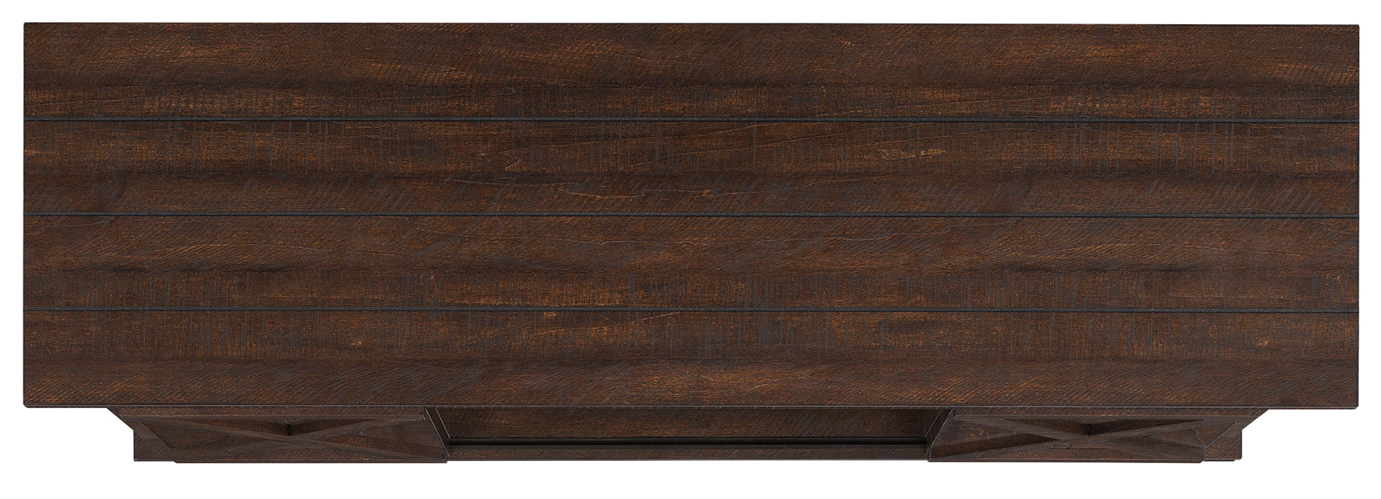 Portes coulissantes de style grange, meuble TV en peuplier de 137 cm, console multimédia