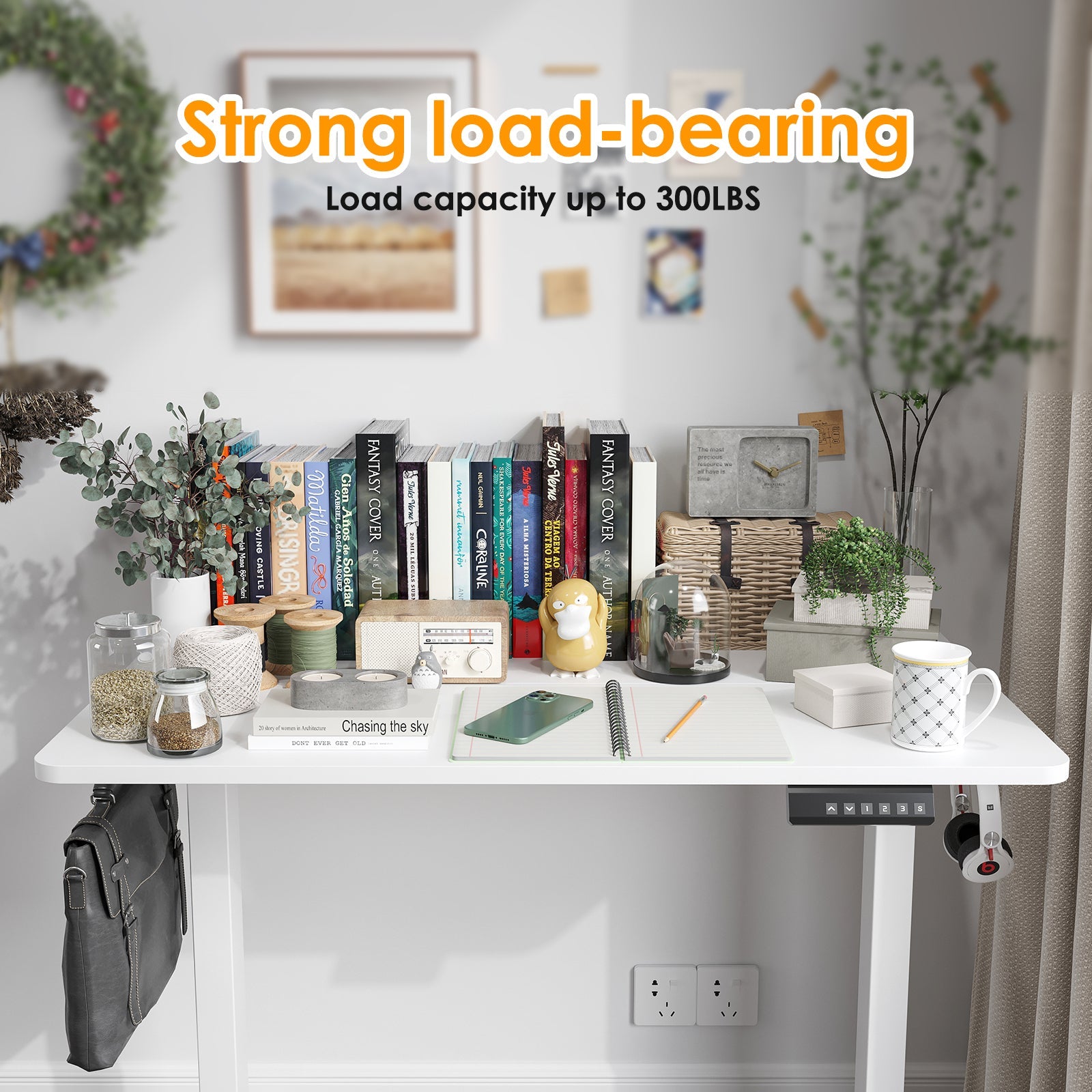 Walker Edison | Bureau assis-debout électrique à hauteur réglable 