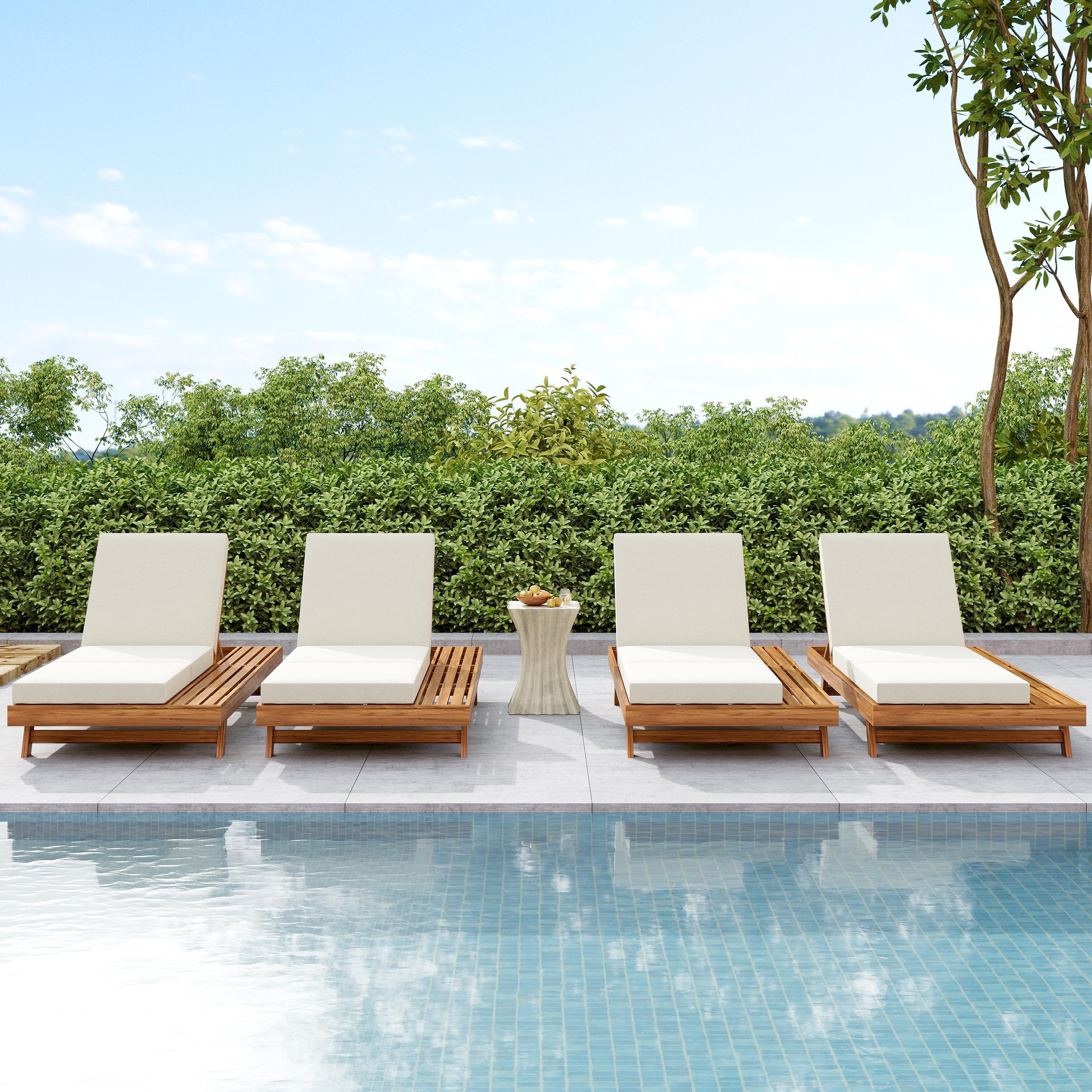 Chaise longue de jardin Walker Edison |