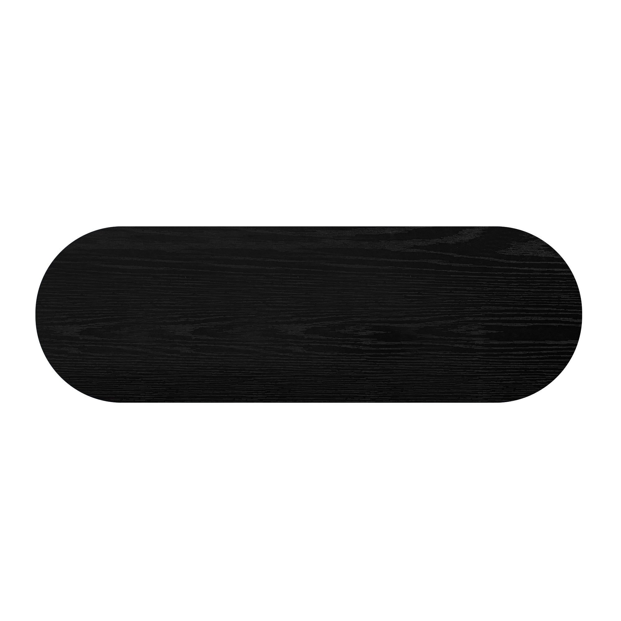 Meuble de rangement d'appoint cannelé au design incurvé - Buffet / Meuble TV