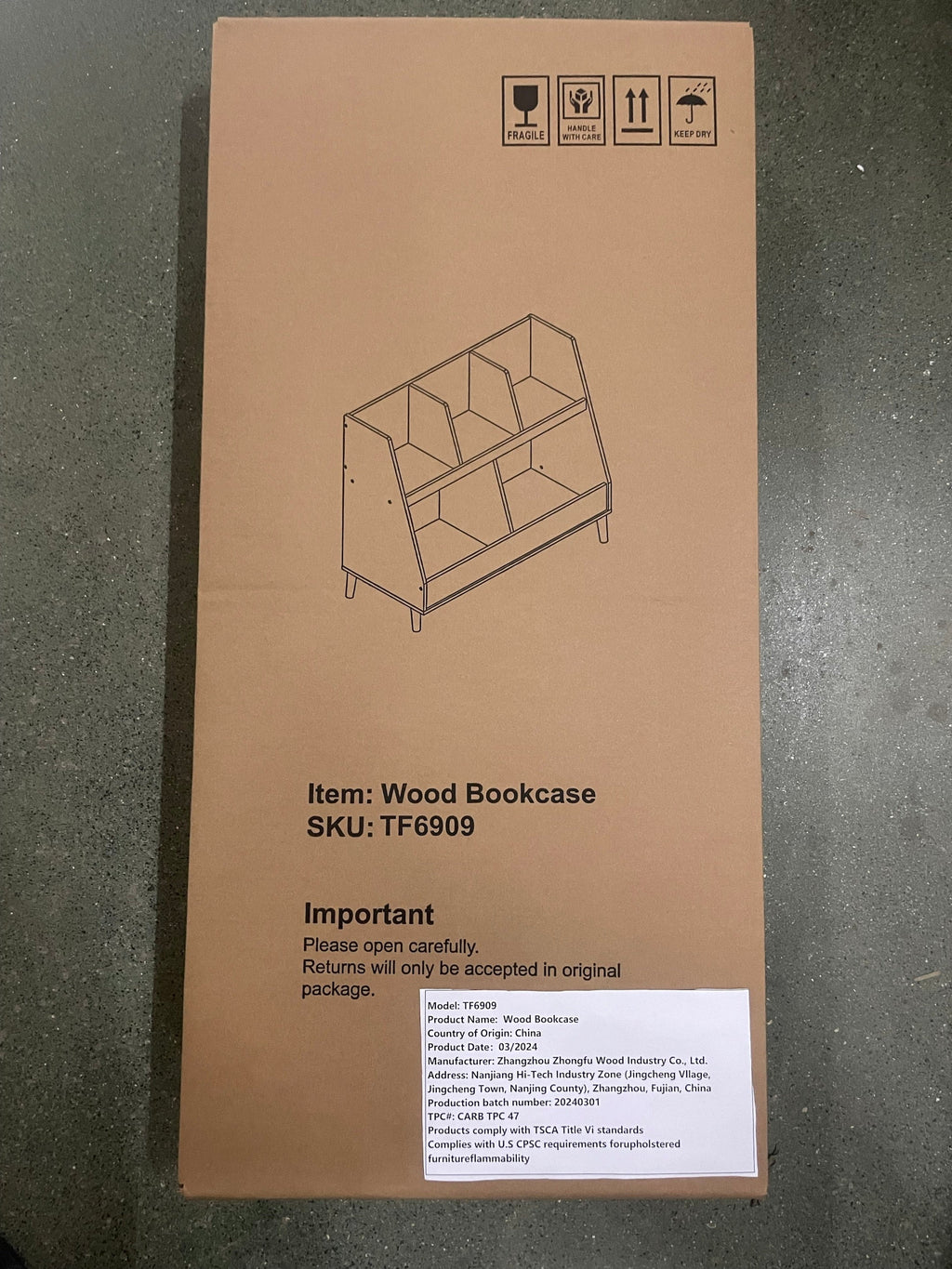 Walker Edison | Bibliothèque et rangement pour jouets pour enfants