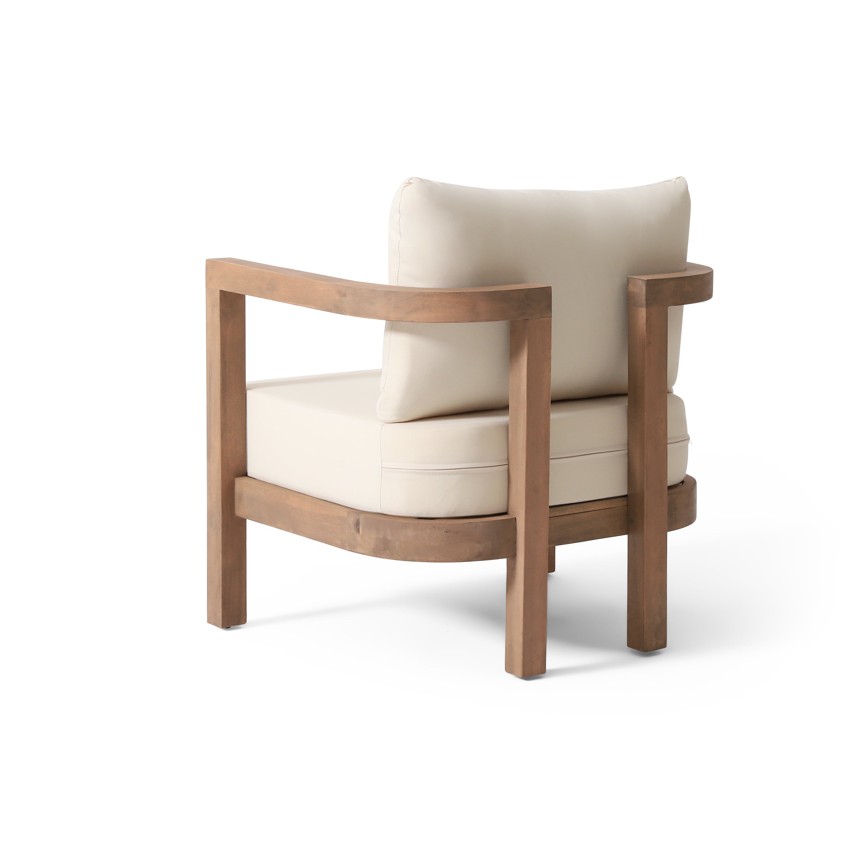 Walker Edison | Fauteuil club de jardin moderne en bois d'acacia 