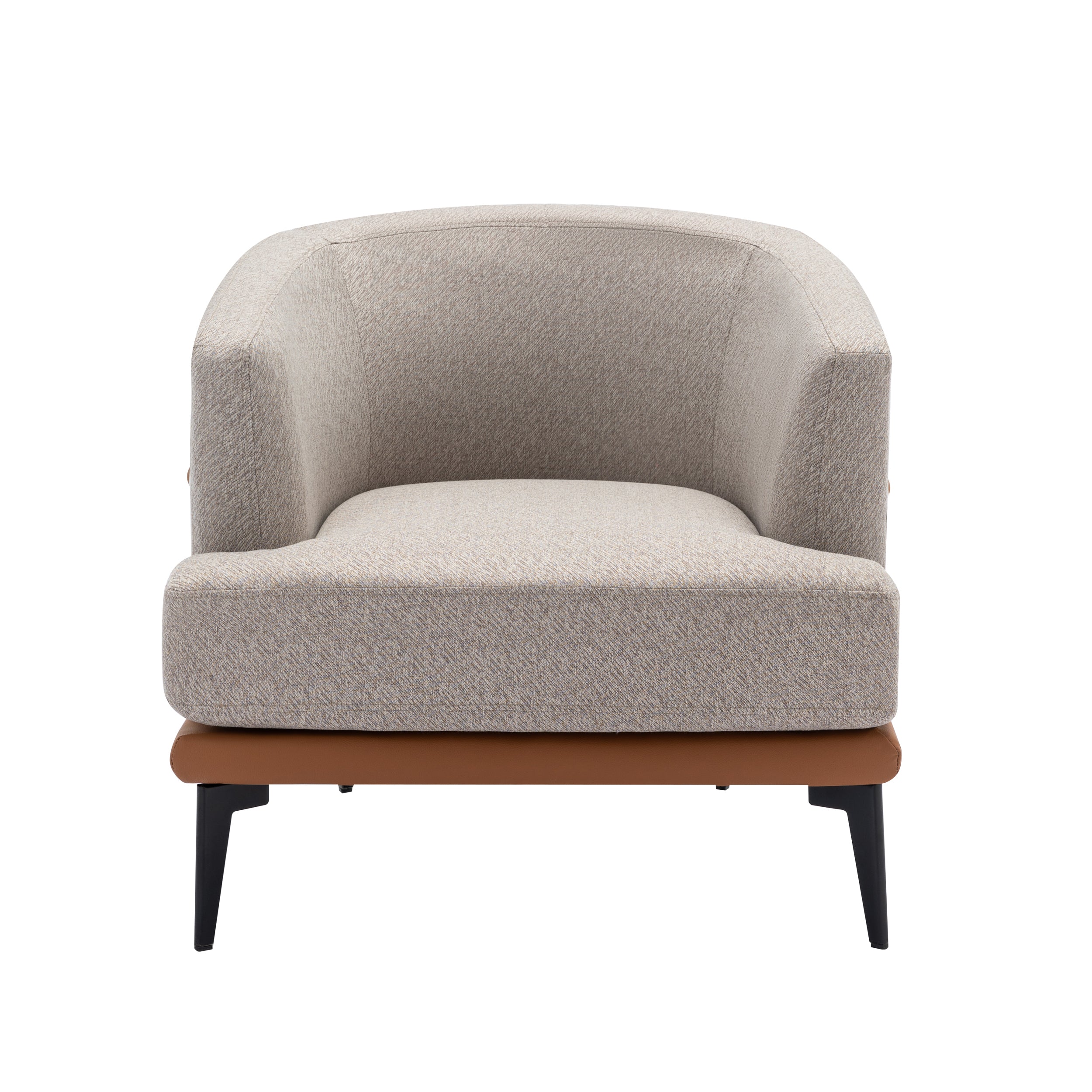 Fauteuil d'appoint moderne bicolore Walker Edison |