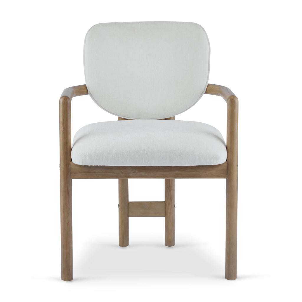 Walker Edison | Ensemble de 2 chaises de salle à manger modernes en bois rembourrées