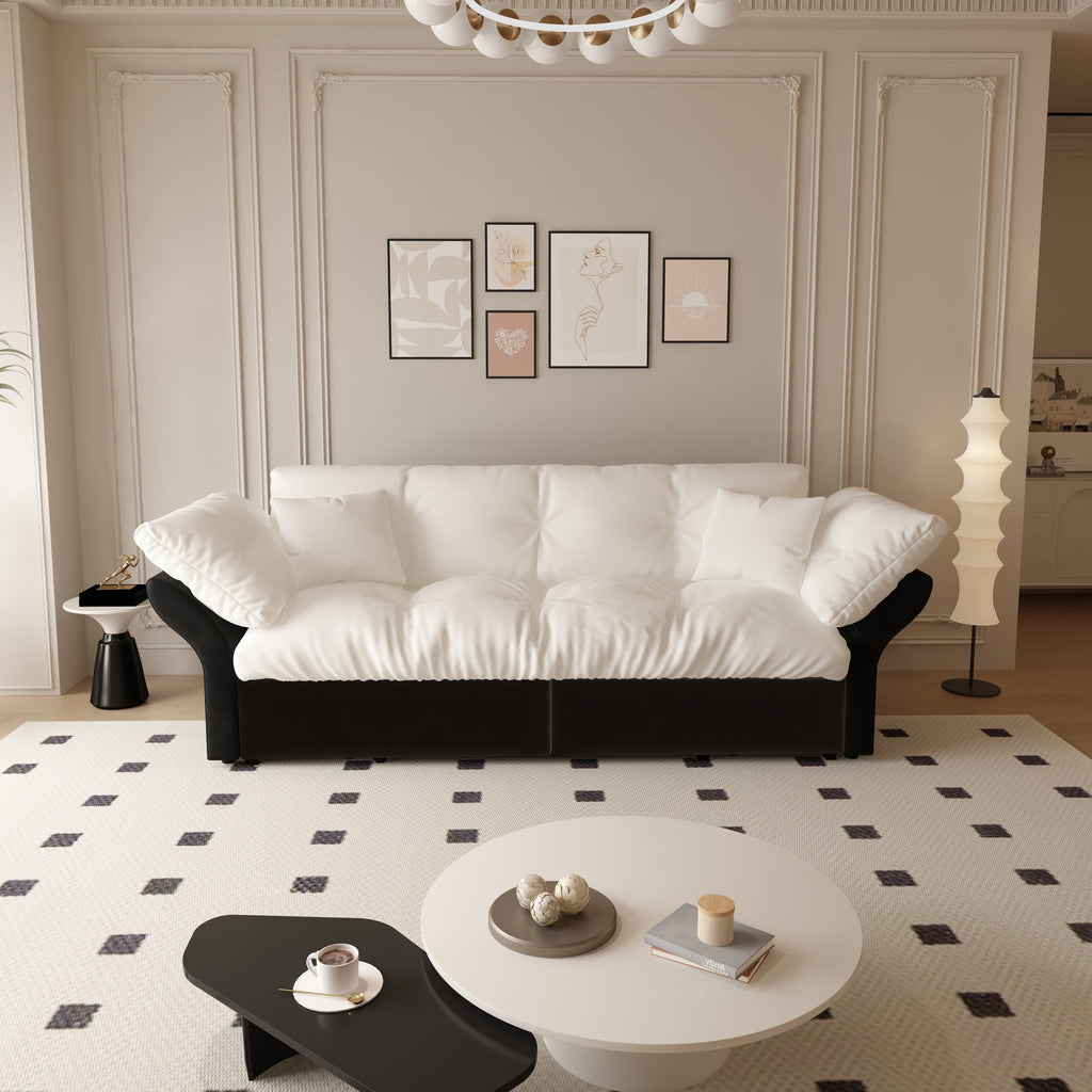 Walker Edison | Canapé-lit convertible 3 en 1 (lit Queen) 