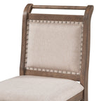 Walker Edison | Ensemble table et chaises de salle à manger 3 pièces en bois, hauteur comptoir, avec abattants