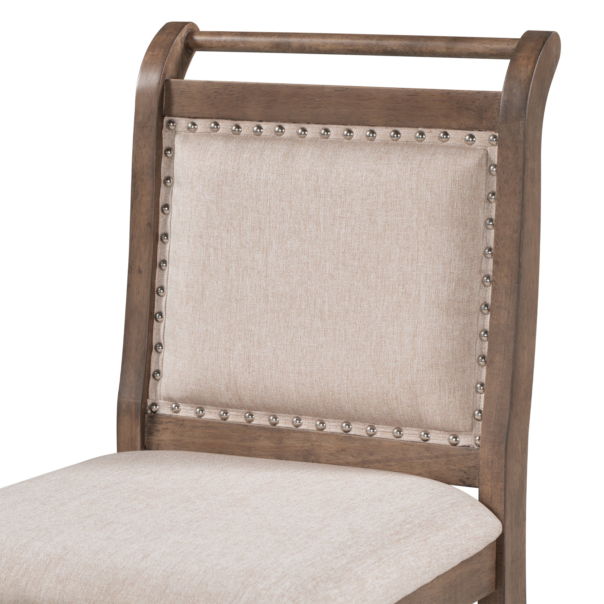 Walker Edison | Ensemble table et chaises de salle à manger 3 pièces en bois, hauteur comptoir, avec abattants