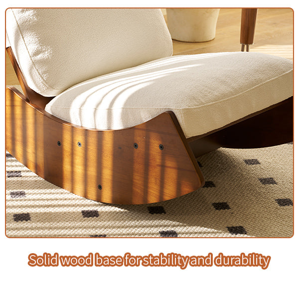 Walker Edison | Fauteuil à bascule moderne en bois massif